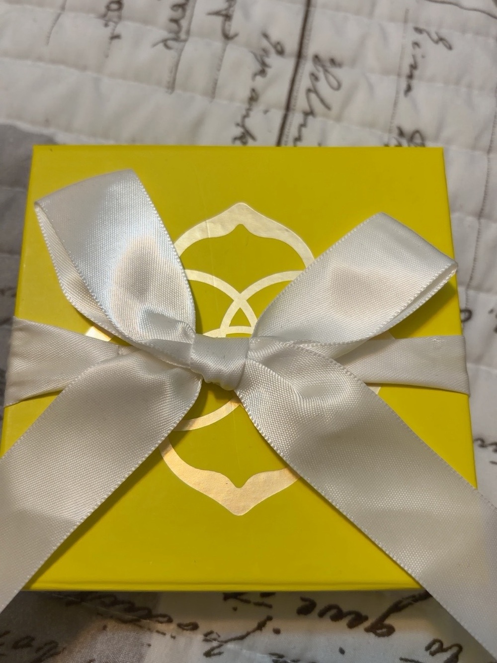 Kendra Scott Iridescent Crystal Stud Earrings – Gold Tone – Gift Ready